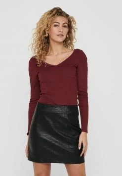 JDY T-shirt à Manches Longues - Russet Brown