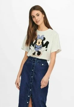 JDY T-shirt Imprimé - Cloud Dancer