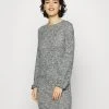 JDY MELISA - Robe Pull - Dark Grey Melange