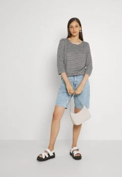 JDYELIN TREATS - T-shirt à Manches Longues - Dark Grey Melange/light Grey Melange