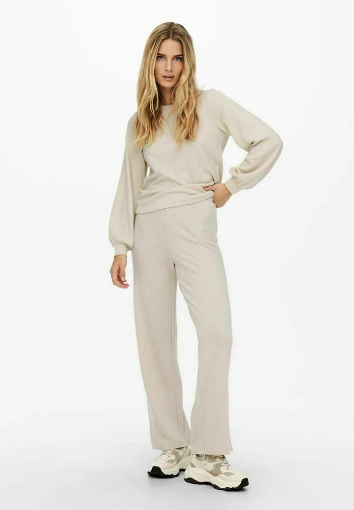 JDY Pantalon De Survêtement - Oatmeal 2 JDY Pantalon De Survêtement - Oatmeal – Image 2