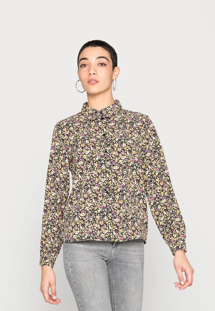 JDYBROOKE - Chemisier - Black With Chardonanny 1 JDYBROOKE - Chemisier - Black With Chardonanny