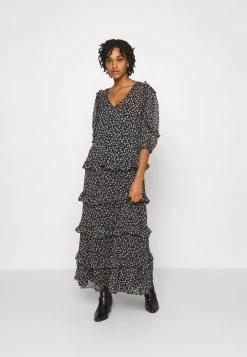 JDYPENELOPE DRESS - Robe Longue - Black/grey