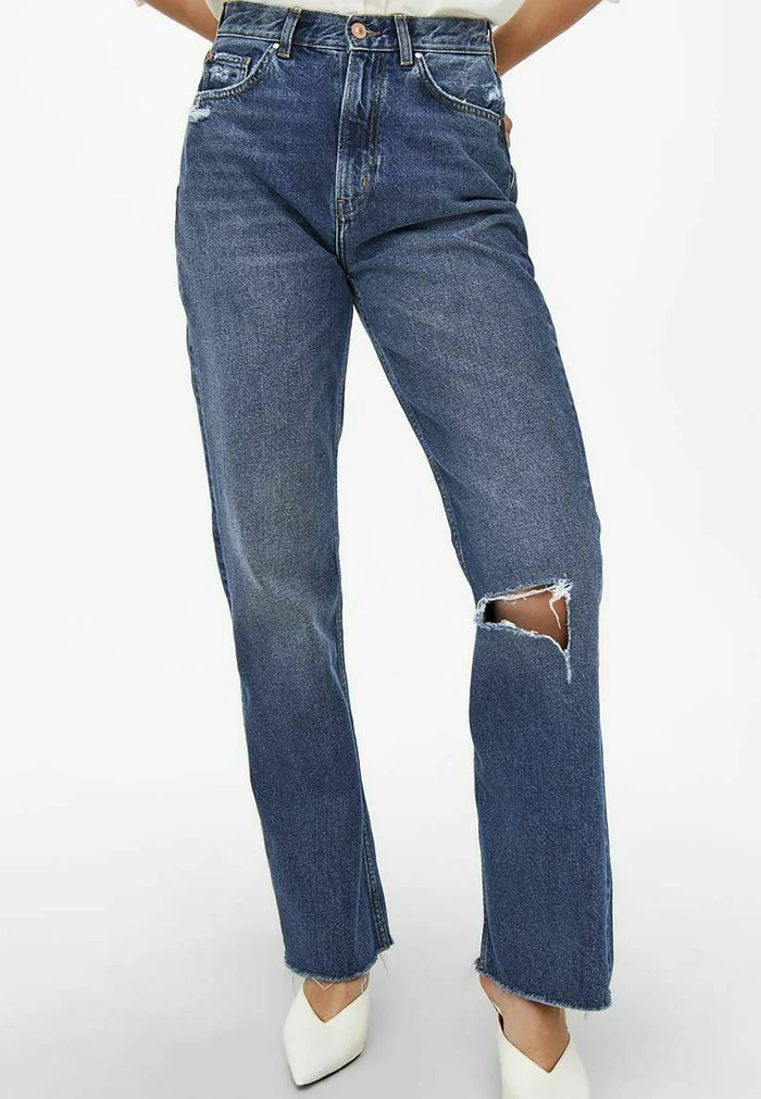 JDYDICHTE LIFE HW WIDE - Jean Boyfriend - Dark Blue Denim 5 JDYDICHTE LIFE HW WIDE - Jean Boyfriend - Dark Blue Denim – Image 5