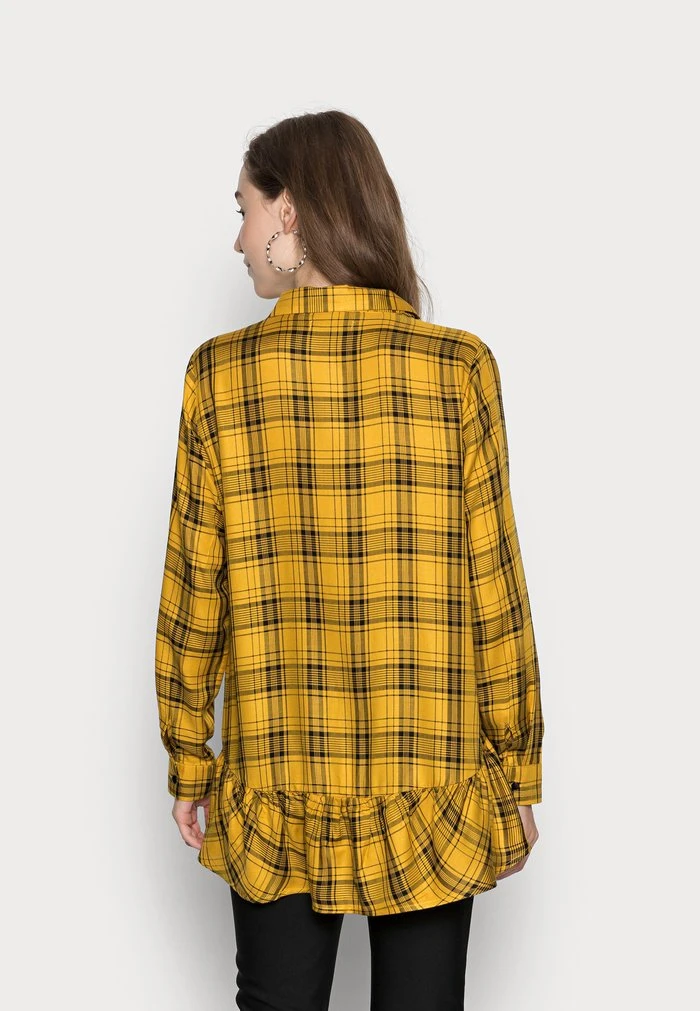 JDYSTAY HIGH LOW SOLID - Chemisier - Harvets Gold 3 JDYSTAY HIGH LOW SOLID - Chemisier - Harvets Gold – Image 3