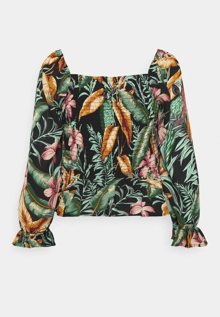 JDYMINA 3/4 SMOCK - T-shirt à Manches Longues - Black/multicolor 2 JDYMINA 3/4 SMOCK - T-shirt à Manches Longues - Black/multicolor – Image 2