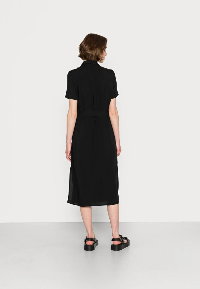 JDYELLY ABOVE CALF DRESS - Robe Chemise - Black 3 JDYELLY ABOVE CALF DRESS - Robe Chemise - Black – Image 3