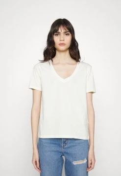 JDYFAROCK LIFE V NECK - T-shirt Basique - Cloud Dancer