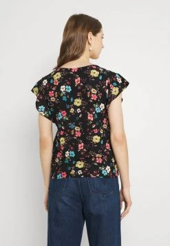 JDYGITTE SVANS V NECK - T-shirt Imprimé - Black -JDY Soldes Magasin d1d47445f8ec4a508e5535fe1f998fe6