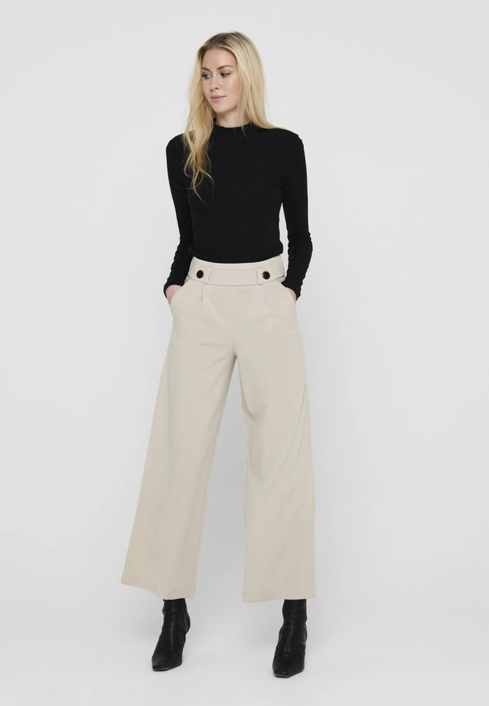 JDY JRS NOOS - Pantalon Classique - Beige 2 JDY JRS NOOS - Pantalon Classique - Beige – Image 2