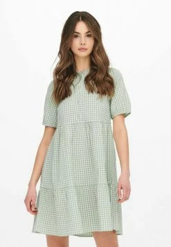 JDY KURZARM - Robe Chemise - Birds Egg Green