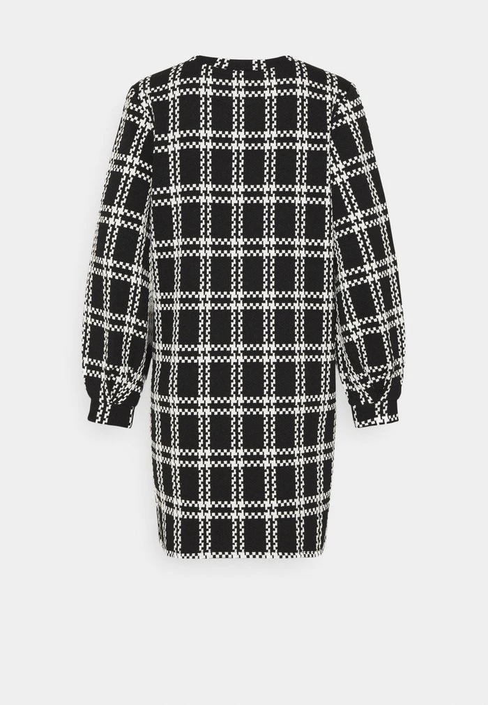 JDYDOVER CHECK DRESS - Robe En Jersey - Black/cloud Dancer 8 JDYDOVER CHECK DRESS - Robe En Jersey - Black/cloud Dancer – Image 8