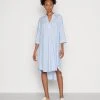 JDYHARBOUR KAFTAN DRESS - Robe De Jour - Cloud Dancer Della Rubbia Blue