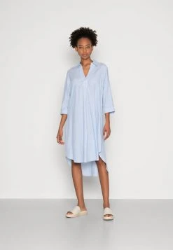 JDYHARBOUR KAFTAN DRESS - Robe De Jour - Cloud Dancer Della Rubbia Blue