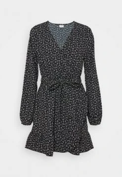 JDYSORO DRESS - Robe De Jour - Black/creme -JDY Soldes Magasin d622442765e845d7b062ef4a13bafb5d