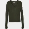 JDYALICE V NECK - Pullover - Deep Depths