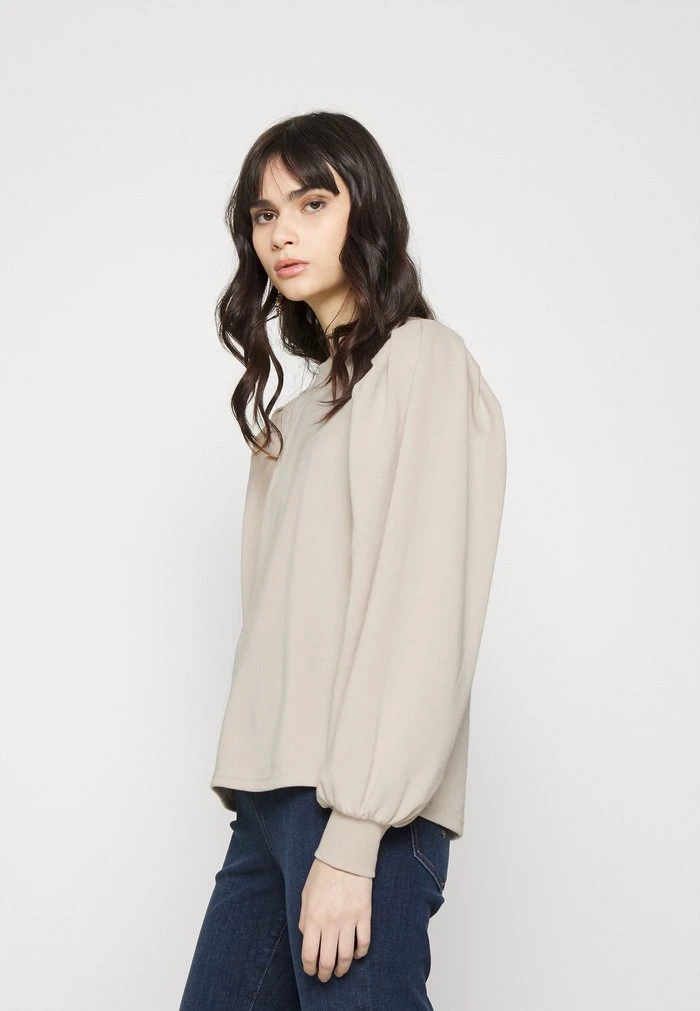 JDYMATHILDE - Sweatshirt - Cement 5 JDYMATHILDE - Sweatshirt - Cement – Image 5