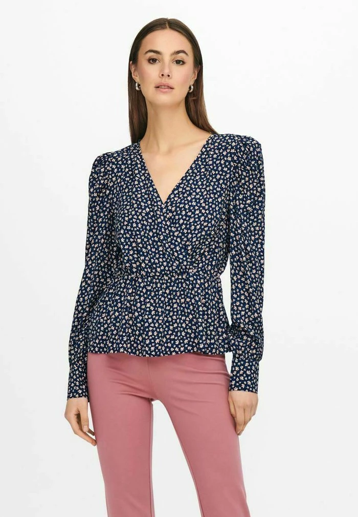 JDY MIT LANGEN ÄRMELN - Blouse - Sky Captain 1 JDY MIT LANGEN ÄRMELN - Blouse - Sky Captain