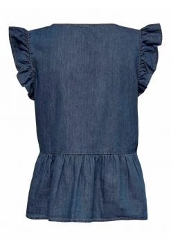 JDY RÜSCHEN - Blouse - Medium Blue Denim -JDY Soldes Magasin d8a9a0b30e714d5f90c23556a6d4cfbf