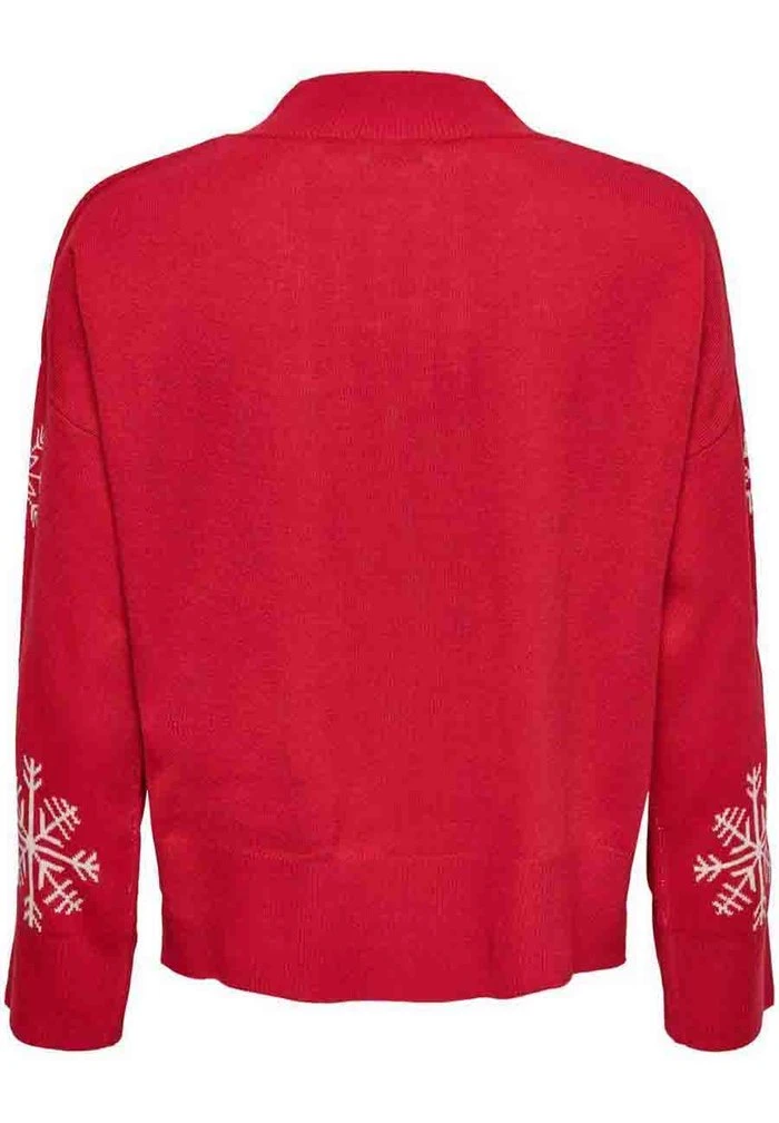 JDYOLGA JACQUARD - Pullover - True Red 2 JDYOLGA JACQUARD - Pullover - True Red – Image 2