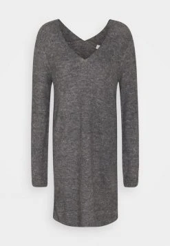 JDYELANORA V NECK DRESS - Robe Pull - Dark Grey Melange 10 JDYELANORA V NECK DRESS - Robe Pull - Dark Grey Melange -JDY Soldes Magasin d9596d50ef884c5281e92f46c9786aa1