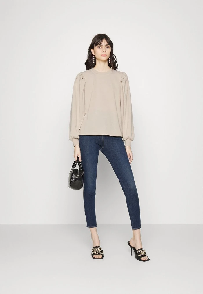 JDYMATHILDE - Sweatshirt - Cement 2 JDYMATHILDE - Sweatshirt - Cement – Image 2