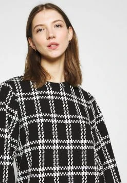 JDYDOVER CHECK DRESS - Robe En Jersey - Black/cloud Dancer 11 JDYDOVER CHECK DRESS - Robe En Jersey - Black/cloud Dancer -JDY Soldes Magasin dc10837f529646bb82d95b4523604687