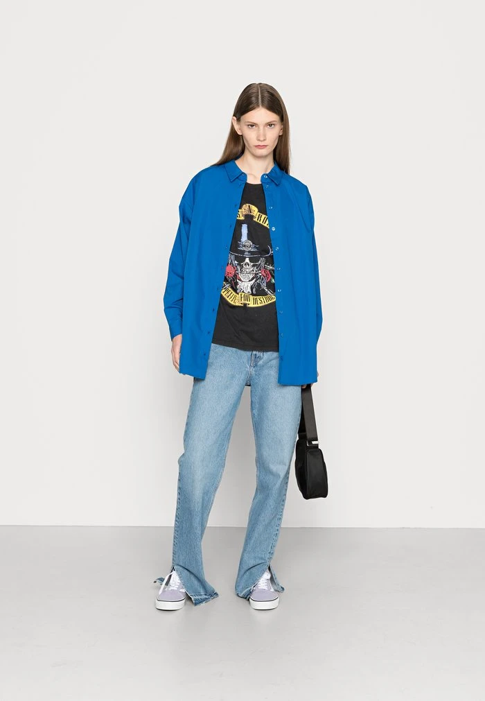 JDY MOLLY SOLID OVERSIZE SHIRT - Chemisier - Princess Blue 2 JDY MOLLY SOLID OVERSIZE SHIRT - Chemisier - Princess Blue – Image 2