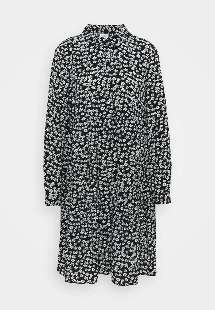 JDYPIPER WVN N - Robe Chemise - Black/white 5 JDYPIPER WVN N - Robe Chemise - Black/white – Image 5