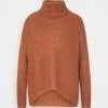 JDYNAGEEM MEGAN ROLLNECK - Pullover - Brown/black