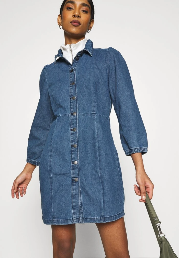 JDYATHENA DRESS - Robe En Jean - Medium Blue Denim 4 JDYATHENA DRESS - Robe En Jean - Medium Blue Denim – Image 4