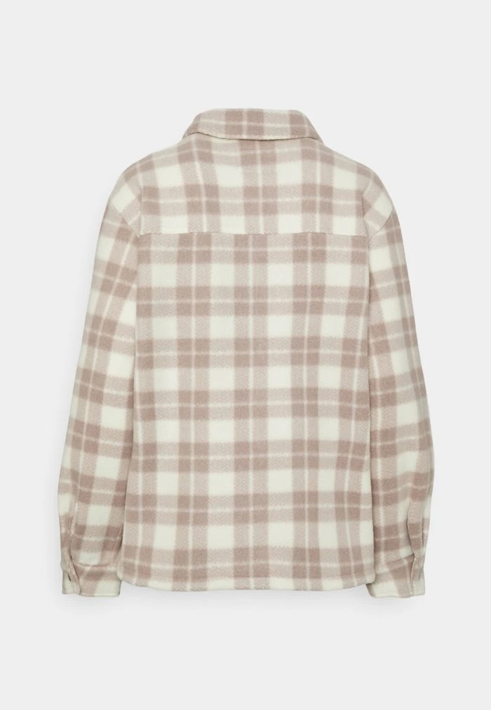 JDYHOLLY CHECK SHORT SHACKET - Veste Légère - Bark 2 JDYHOLLY CHECK SHORT SHACKET - Veste Légère - Bark – Image 2