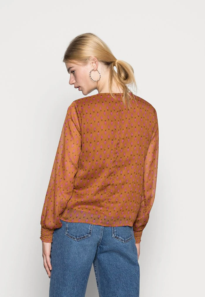 JDYOFELIA V NECK - Blouse - Golden Brown 3 JDYOFELIA V NECK - Blouse - Golden Brown – Image 3