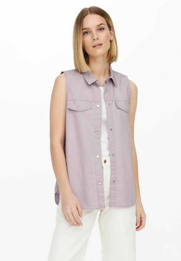 JDY Veste Sans Manches - Lavender Frost 1 JDY Veste Sans Manches - Lavender Frost