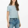JDY T-shirt Basique - Cashmere Blue