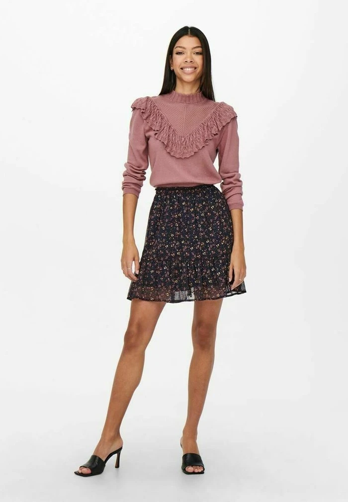 JDY Jupe Trapèze - Black Iris 2 JDY Jupe Trapèze - Black Iris – Image 2