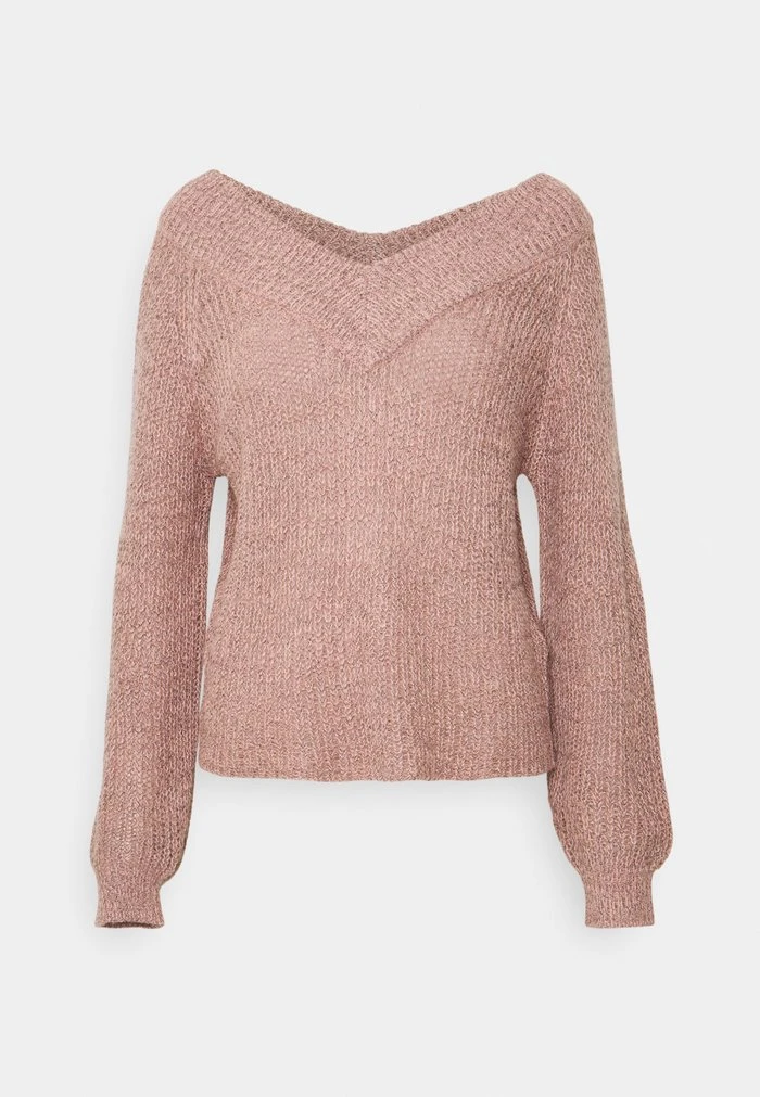 JDYNOLIA MEGAN OFFSHOULDER - Pullover - Woodrose/black 5 JDYNOLIA MEGAN OFFSHOULDER - Pullover - Woodrose/black – Image 5