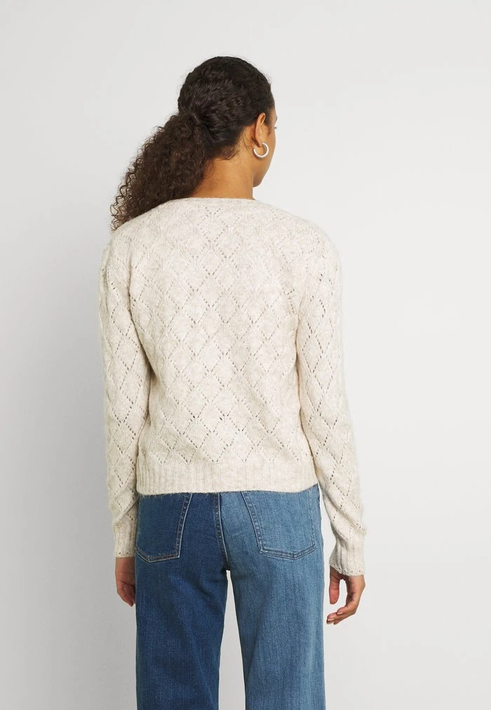 JDYAVIL SHORT CARDIGAN - Gilet - Chateau Gray 3 JDYAVIL SHORT CARDIGAN - Gilet - Chateau Gray – Image 3