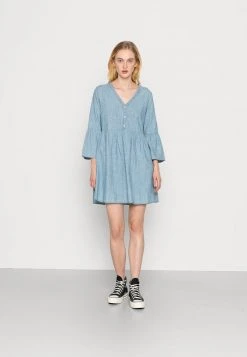 JDYDICTE CHAMBRAY DRESS - Robe De Jour - Blue Denim