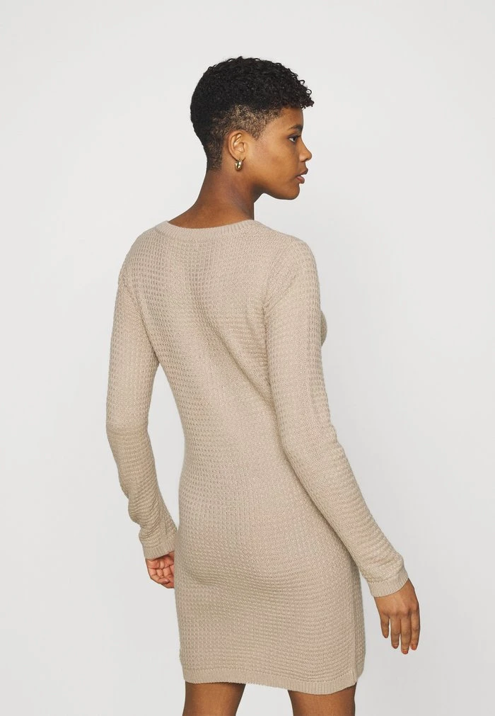 JDYALICE DRESS - Robe Pull - Simply Taupe 3 JDYALICE DRESS - Robe Pull - Simply Taupe – Image 3