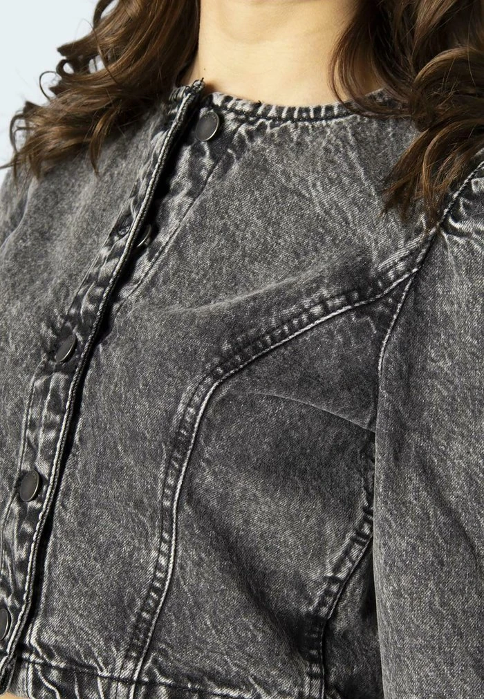 JDY PUFF SLEEVE - Veste En Jean - Dark Grey 3 JDY PUFF SLEEVE - Veste En Jean - Dark Grey – Image 3