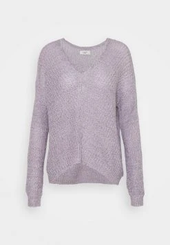 JDY MEGAN - Pullover - Pastel Lilac/black Ply
