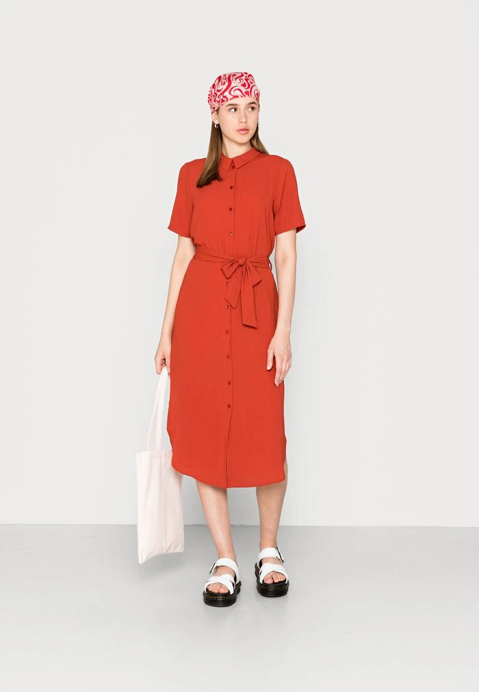 JDYRACHEL ABOVE CALF DRESS - Robe Chemise - Bossa Nova 2 JDYRACHEL ABOVE CALF DRESS - Robe Chemise - Bossa Nova – Image 2