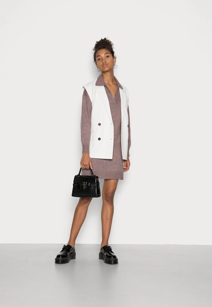 JDYRUE VEGA DRESS - Robe Pull - Rose Taupe 2 JDYRUE VEGA DRESS - Robe Pull - Rose Taupe – Image 2