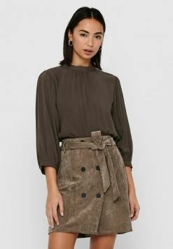 JDY LOCKER GESCHNITTENES - Blouse - Chocolate Brown