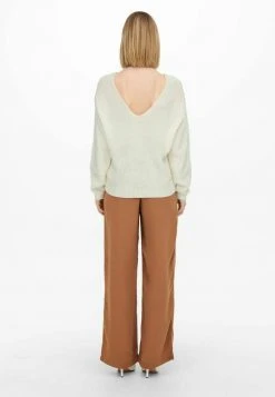 JDY RÜCKENFREIER - Pullover - Cloud Dancer -JDY Soldes Magasin e62a911131fa4312978475a75e9e56d5