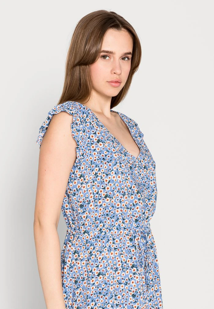 JDYSTARR LIFE FRILL MIDI DRESS - Robe De Jour - Blue Bonnet 5 JDYSTARR LIFE FRILL MIDI DRESS - Robe De Jour - Blue Bonnet – Image 5