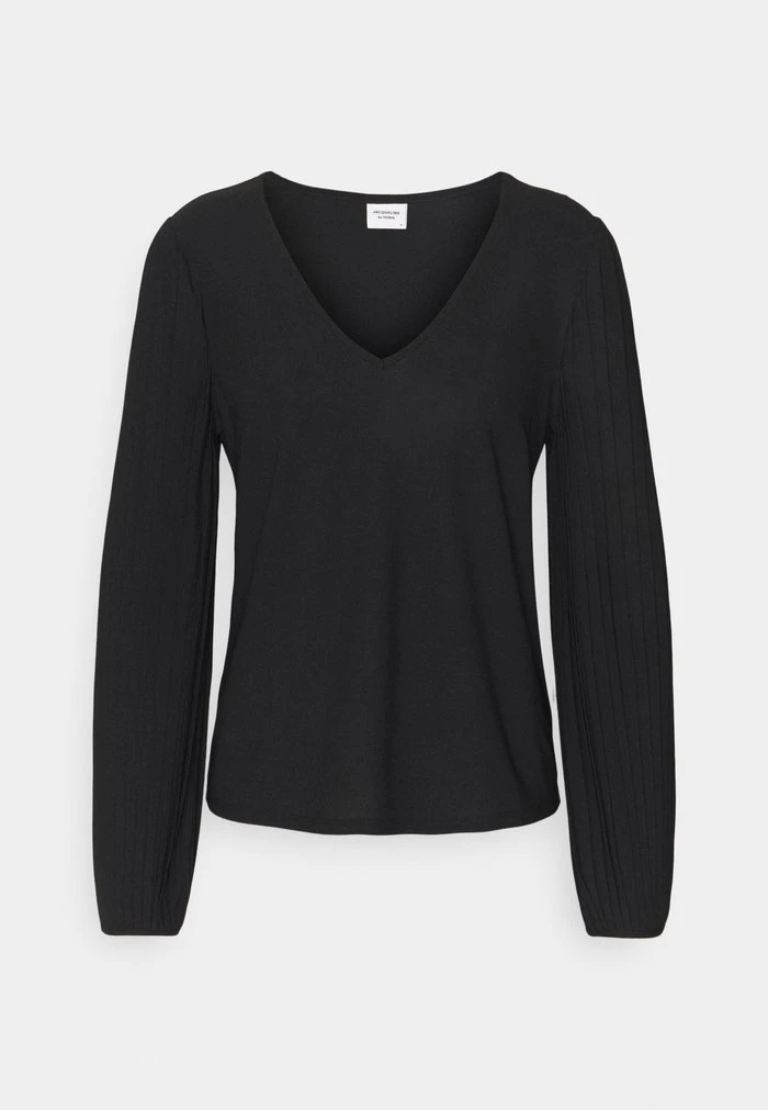 JDYJESSIE V NECK - T-shirt à Manches Longues - Black 1 JDYJESSIE V NECK - T-shirt à Manches Longues - Black