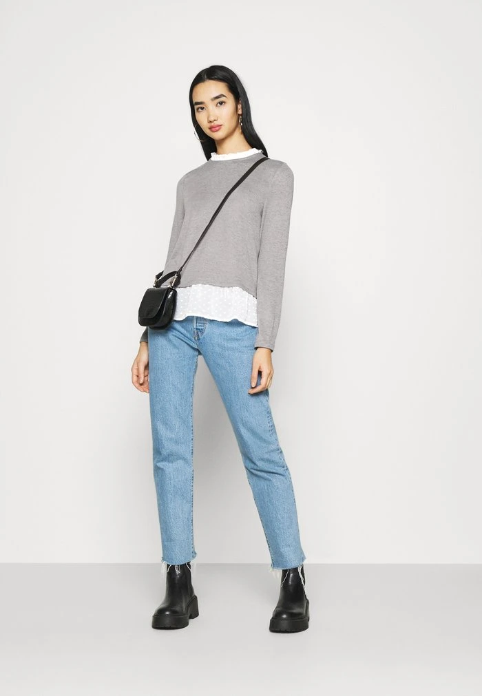 JDYTONSY DETAIL - Pullover - Dark Grey Melange 2 JDYTONSY DETAIL - Pullover - Dark Grey Melange – Image 2