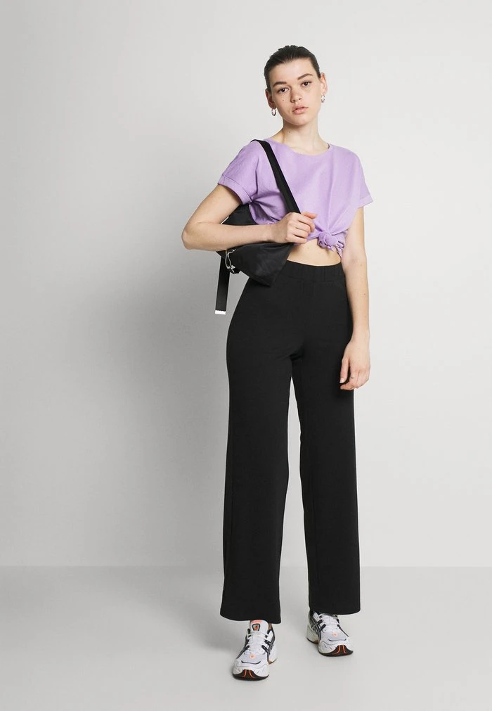 JDYPASTEL LIFE 2 PACK - T-shirt Imprimé - Cloud Dancer/viola 1 JDYPASTEL LIFE 2 PACK - T-shirt Imprimé - Cloud Dancer/viola